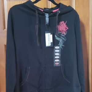 HD Black Full Zip Hoodie